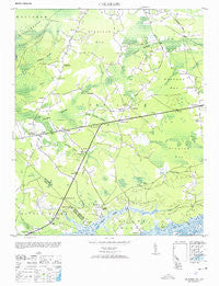 Calabash North Carolina Historical topographic map, 1:24000 scale, 7.5 X 7.5 Minute, Year 1953