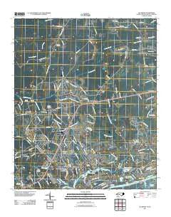 Calabash North Carolina Historical topographic map, 1:24000 scale, 7.5 X 7.5 Minute, Year 2011