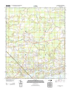 Calabash North Carolina Historical topographic map, 1:24000 scale, 7.5 X 7.5 Minute, Year 2013