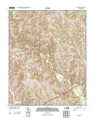 Calahaln North Carolina Historical topographic map, 1:24000 scale, 7.5 X 7.5 Minute, Year 2013