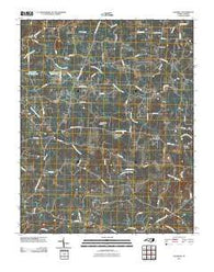 Caldwell North Carolina Historical topographic map, 1:24000 scale, 7.5 X 7.5 Minute, Year 2010