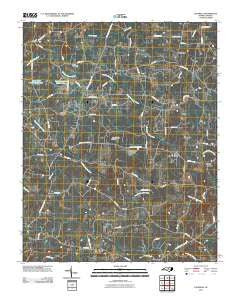 Caldwell North Carolina Historical topographic map, 1:24000 scale, 7.5 X 7.5 Minute, Year 2010