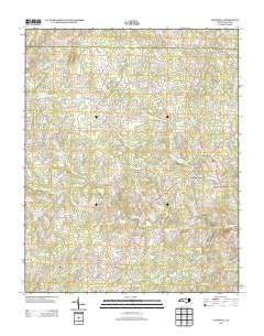 Caldwell North Carolina Historical topographic map, 1:24000 scale, 7.5 X 7.5 Minute, Year 2013