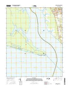Camden Point North Carolina Current topographic map, 1:24000 scale, 7.5 X 7.5 Minute, Year 2016