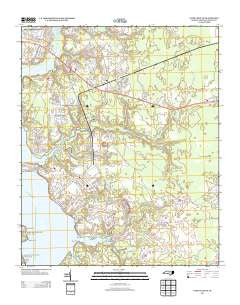 Camp Lejeune North Carolina Historical topographic map, 1:24000 scale, 7.5 X 7.5 Minute, Year 2013