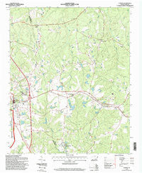 Candor North Carolina Historical topographic map, 1:24000 scale, 7.5 X 7.5 Minute, Year 1994