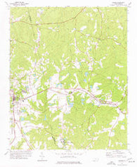 Candor North Carolina Historical topographic map, 1:24000 scale, 7.5 X 7.5 Minute, Year 1974