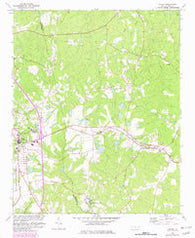 Candor North Carolina Historical topographic map, 1:24000 scale, 7.5 X 7.5 Minute, Year 1974
