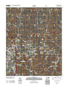 Candor North Carolina Historical topographic map, 1:24000 scale, 7.5 X 7.5 Minute, Year 2011
