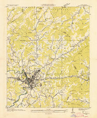 Canton North Carolina Historical topographic map, 1:24000 scale, 7.5 X 7.5 Minute, Year 1935