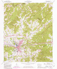 Canton North Carolina Historical topographic map, 1:24000 scale, 7.5 X 7.5 Minute, Year 1967