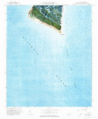 Cape Fear North Carolina Historical topographic map, 1:24000 scale, 7.5 X 7.5 Minute, Year 1970