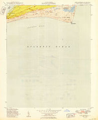 Cape Hatteras North Carolina Historical topographic map, 1:24000 scale, 7.5 X 7.5 Minute, Year 1950
