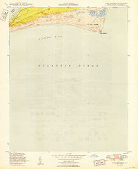 Cape Hatteras North Carolina Historical topographic map, 1:24000 scale, 7.5 X 7.5 Minute, Year 1950