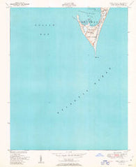 Cape Lookout North Carolina Historical topographic map, 1:24000 scale, 7.5 X 7.5 Minute, Year 1951