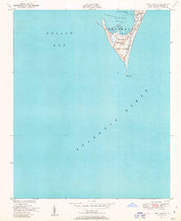 Cape Lookout North Carolina Historical topographic map, 1:24000 scale, 7.5 X 7.5 Minute, Year 1951