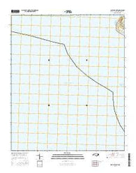 Cape Fear OE W North Carolina Current topographic map, 1:24000 scale, 7.5 X 7.5 Minute, Year 2016