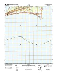 Cape Hatteras North Carolina Historical topographic map, 1:24000 scale, 7.5 X 7.5 Minute, Year 2013