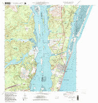 Carolina Beach North Carolina Historical topographic map, 1:24000 scale, 7.5 X 7.5 Minute, Year 1997