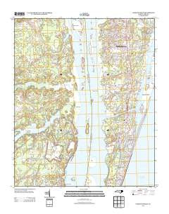 Carolina Beach North Carolina Historical topographic map, 1:24000 scale, 7.5 X 7.5 Minute, Year 2013