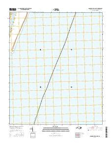 Carolina Beach OE E North Carolina Current topographic map, 1:24000 scale, 7.5 X 7.5 Minute, Year 2016
