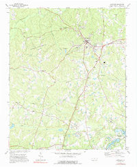 Carthage North Carolina Historical topographic map, 1:24000 scale, 7.5 X 7.5 Minute, Year 1974