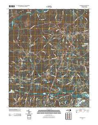 Carthage North Carolina Historical topographic map, 1:24000 scale, 7.5 X 7.5 Minute, Year 2010