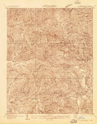 Carvers Gap North Carolina Historical topographic map, 1:24000 scale, 7.5 X 7.5 Minute, Year 1934