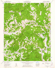 Carvers Gap North Carolina Historical topographic map, 1:24000 scale, 7.5 X 7.5 Minute, Year 1960