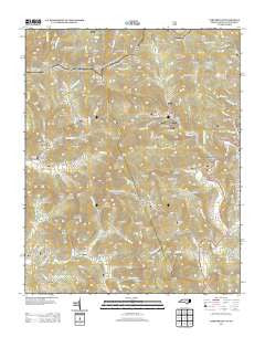 Carvers Gap North Carolina Historical topographic map, 1:24000 scale, 7.5 X 7.5 Minute, Year 2013