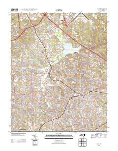 Cary North Carolina Historical topographic map, 1:24000 scale, 7.5 X 7.5 Minute, Year 2013