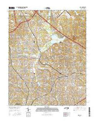 Cary North Carolina Current topographic map, 1:24000 scale, 7.5 X 7.5 Minute, Year 2016