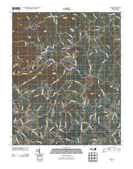 Casar North Carolina Historical topographic map, 1:24000 scale, 7.5 X 7.5 Minute, Year 2010