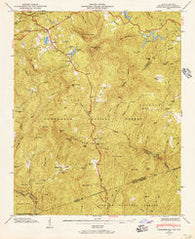 Cashiers North Carolina Historical topographic map, 1:24000 scale, 7.5 X 7.5 Minute, Year 1946