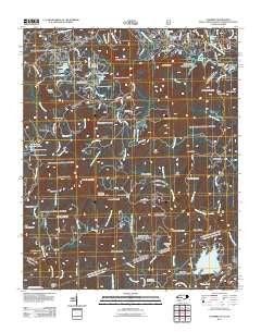 Cashiers North Carolina Historical topographic map, 1:24000 scale, 7.5 X 7.5 Minute, Year 2011