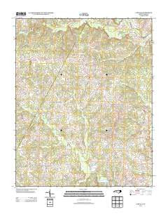 Castalia North Carolina Historical topographic map, 1:24000 scale, 7.5 X 7.5 Minute, Year 2013