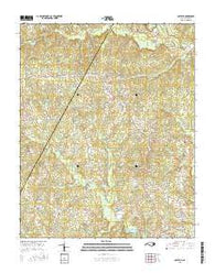 Castalia North Carolina Current topographic map, 1:24000 scale, 7.5 X 7.5 Minute, Year 2016