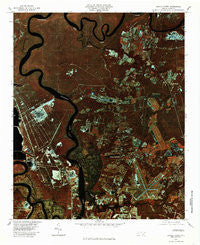 Castle Hayne North Carolina Historical topographic map, 1:24000 scale, 7.5 X 7.5 Minute, Year 1980