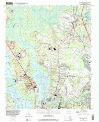 Castle Hayne North Carolina Historical topographic map, 1:24000 scale, 7.5 X 7.5 Minute, Year 1997