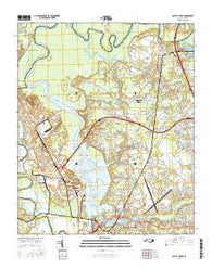 Castle Hayne North Carolina Current topographic map, 1:24000 scale, 7.5 X 7.5 Minute, Year 2016