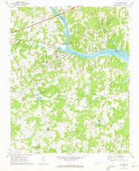 Catawba North Carolina Historical topographic map, 1:24000 scale, 7.5 X 7.5 Minute, Year 1970