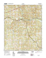 Catawba North Carolina Current topographic map, 1:24000 scale, 7.5 X 7.5 Minute, Year 2016
