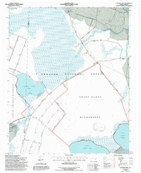Catfish Lake North Carolina Historical topographic map, 1:24000 scale, 7.5 X 7.5 Minute, Year 1994