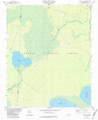 Catfish Lake North Carolina Historical topographic map, 1:24000 scale, 7.5 X 7.5 Minute, Year 1984