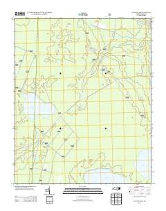 Catfish Lake North Carolina Historical topographic map, 1:24000 scale, 7.5 X 7.5 Minute, Year 2013