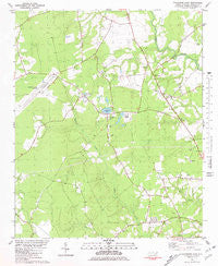 Catherine Lake North Carolina Historical topographic map, 1:24000 scale, 7.5 X 7.5 Minute, Year 1980