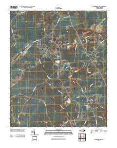 Catherine Lake North Carolina Historical topographic map, 1:24000 scale, 7.5 X 7.5 Minute, Year 2010