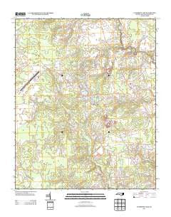 Catherine Lake North Carolina Historical topographic map, 1:24000 scale, 7.5 X 7.5 Minute, Year 2013