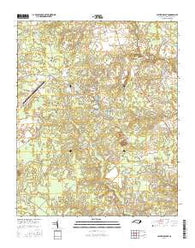 Catherine Lake North Carolina Current topographic map, 1:24000 scale, 7.5 X 7.5 Minute, Year 2016