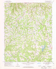 Cedar Grove North Carolina Historical topographic map, 1:24000 scale, 7.5 X 7.5 Minute, Year 1967